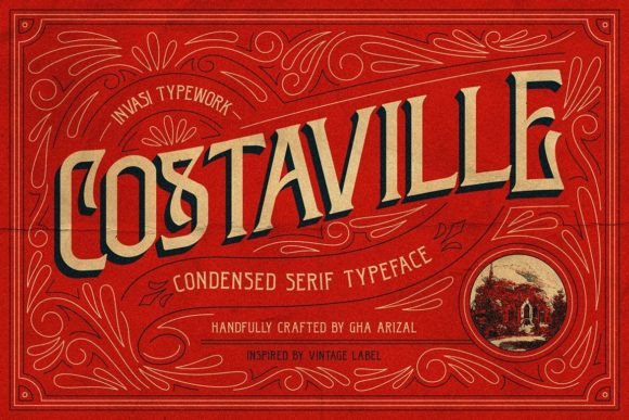 Costaville: A Vintage Font with Timeless Appeal