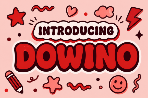 Dowino: The Playful Display Font That Sparks Joy