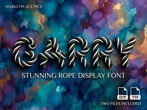 Garry: Command Attention with a Rhythmic, Tactile Font