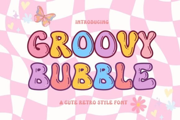 Groovy Bubble: A Fresh Retro Touch for Modern Designs