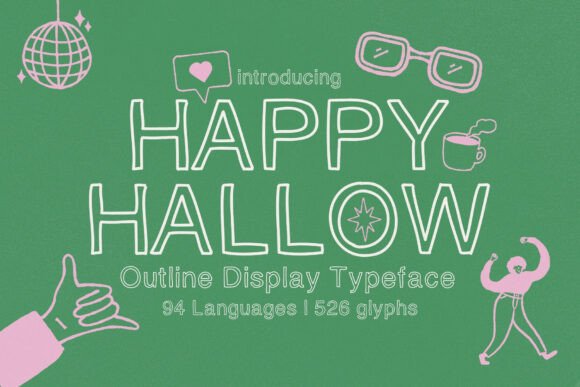 Happy Hallow: The Lively Typeface with a Hand-Drawn Soul