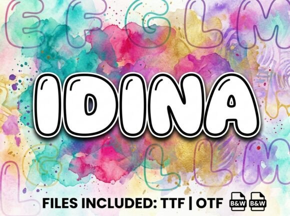 Idina: The All-Caps Display Font for Maximum Impact