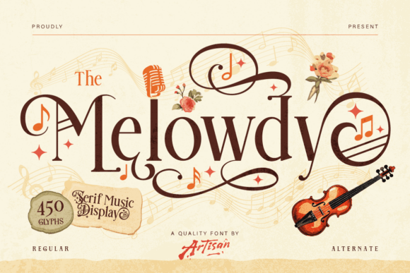 Melowdy: The Serif Font with a Musical Soul