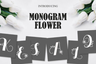Monogram Flowers: Elegant Typography for Distinctive Designs