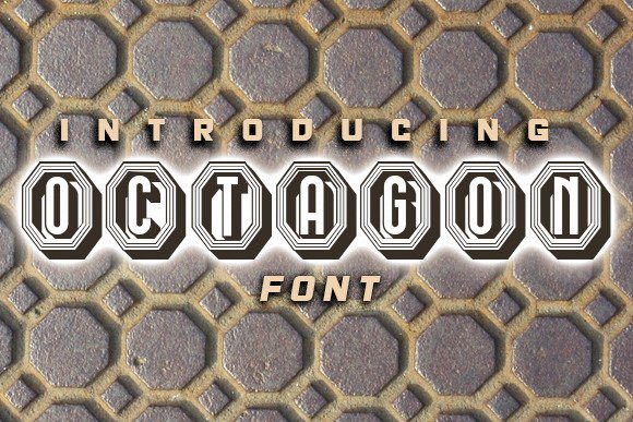 Octagon: The Modern Display Font for Bold Designs