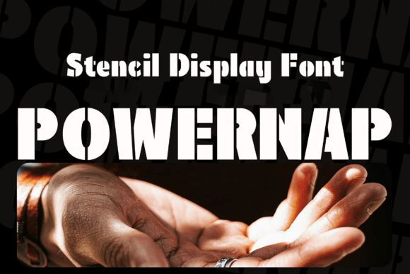 Powernap: The Bold Stencil Font for Impactful Design