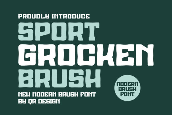 Sport Grocken Brush: A Bold Typeface for High-Impact Design