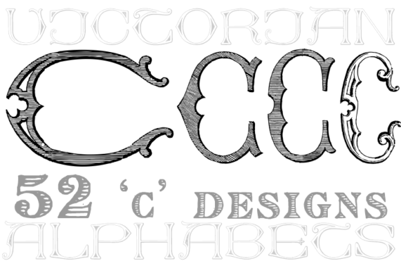 Victorian Alphabets C: Elevate Your Brand's Classic Appeal