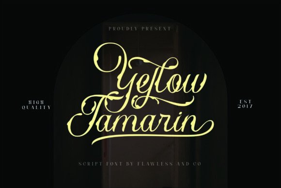 Yellow Tamarin: A Bold Display Font with Attitude
